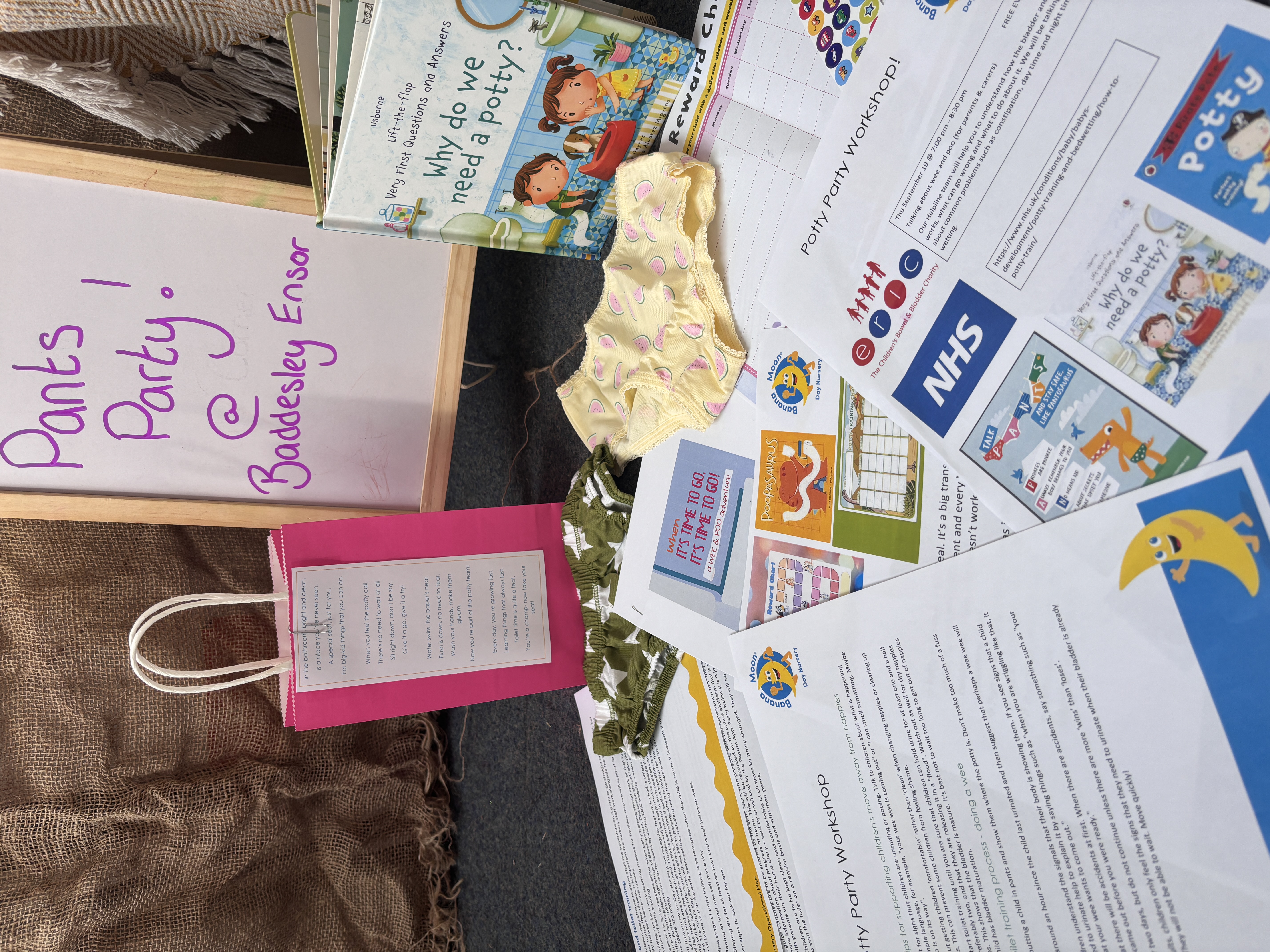 We're Celebrating A Successful Potty Party Event